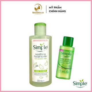 Nước Hoa Hồng Simple Kind To Skin Soothing Facial Toner