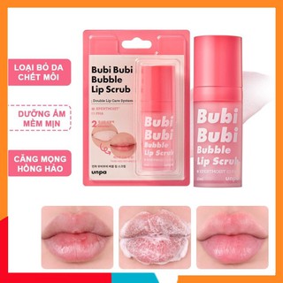 Tẩy da chết môi, siêu mềm môi Unpa Bubi Bubi Lip