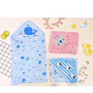 Chăn Ủ Cotton Mipbi In Hoạ Tiết Dễ Thương Cho Bé Sơ Sinh
