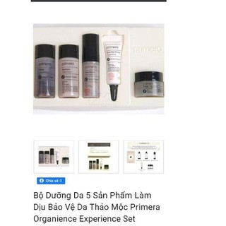 Bộ Dưỡng Da Làm dịu Bảo vệ da thảo mộc Primera Experience set ( 5 món )