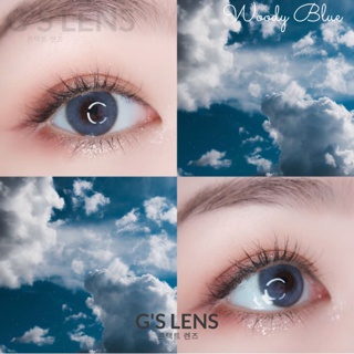 Lens Kính Áp Tròng Xanh Dương Blue 0 Độ Cận Full Mẫu - G'S LENS - Gía 1 Đôi Lens