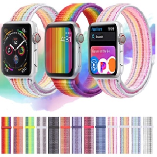 Dây Nylon Sọc Cao Cấp Apple Watch Series 7/6/5/SE/4/3/2/1 Size 38-40-41-42-44-45
