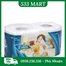 [LỐC 2 CUỘN] Giấy vệ sinh EMOS classic 2 lớp