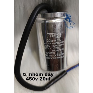 tụ nhôm 20uf+-5% 400v -500v hàng tốt