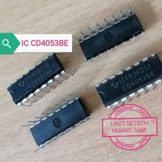 IC số CD4053 cắm CD4053BE chân cắm DIP16