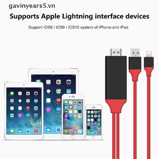 Cáp Chuyển Đổi Lightning Sang HDMI TV AV 2M 8 Pin Cho iPhone 7 7 + 6 6s 5 5s iPad