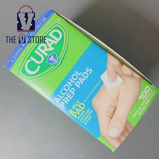 [HÀNG MỸ]  MIẾNG GIẤY SÁT TRÙNG VẾT THƯƠNG CURAD - HỘP 100 MIẾNG
