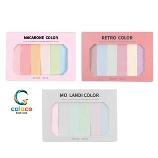 Giấy Đánh Dấu Trang - Giấy Phân Loại Gam Màu Pastel (120 Tờ)