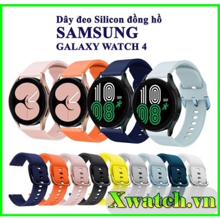 Dây đeo silicon Samsung Galaxy Watch 4, Watch 4 Classic mềm mịn cao cấp