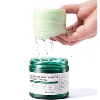 (SALE date 2/2023) Miếng tẩy da chết   Some By Mi AHA BHA PHA 30 Days Miracle Truecica Clear Pad