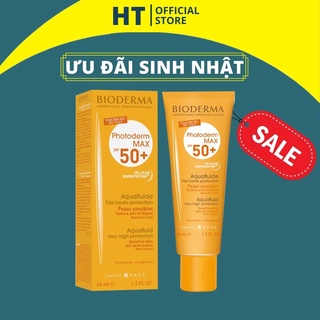 Kem Chống Nắng Bioderma Photoderm Max Aquafluide Kiểm Soát Nhờn SPF 50+