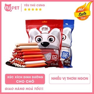 Xúc Xích Tao Tao Pets dành cho thú cưng 15g | Snack dinh dưỡng cho chó mèo | Bánh thưởng nhiều vị cho chó mèo