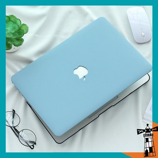 Case ,Ốp Macbook Màu Xanh Pastel (Nhám) (Tặng Kèm Nút Chống Bụi + Bộ kẹp chống gãy sạc)