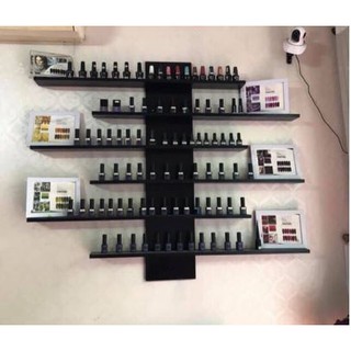Kệ Nail treo tường hình xương cá kệ đa năng kê trang trí