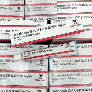 Kem Tretinoin Chống Lão Hóa, Giảm Mụn Ấn Độ MENARINI TRETINOIN GEL USP 0,025% - 20g