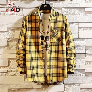 Áo Khoác Sơ Mi Caro Flannel Nam Nữ Nhiều Mẫu Trẻ Trung Năng Động Cá Tính Unisex