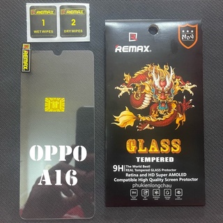 (R11)Miếng Dán Cường Lực Oppo A16 Trong Suốt Mỏng Chính Hãng Remax