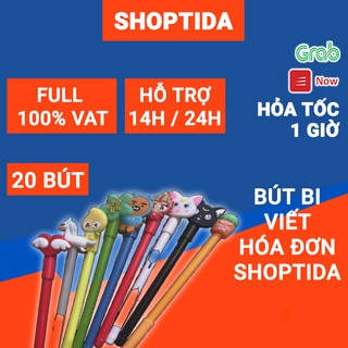 Bút bi viết hóa đơn Shoptida, nhiều màu dễ thương 0.5mm