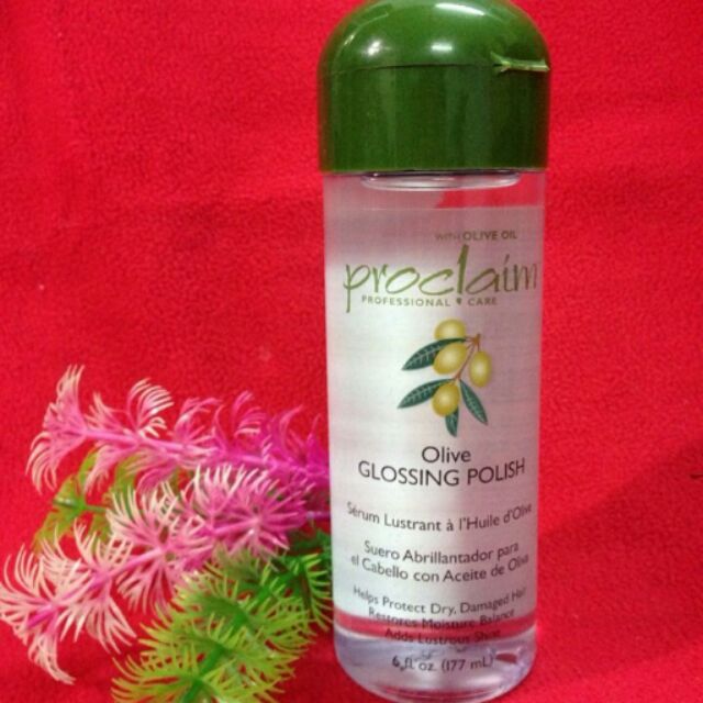 DƯỠNG TÓC PROCLAIM GLOSSING POLISH OLIVE