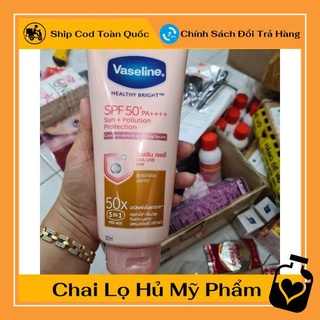 [Hàng chuẩn] Dưỡng Thể serum Vaseline 50X Thái Lan, nguyên liệu, công thức làm kem trộn trắng da body