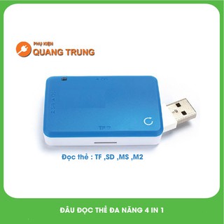 Đầu Đọc Thẻ Đa Năng 4 In 1 USB 2.0 (4 Slot)