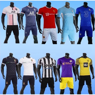 Áo bóng đá CLB thun lạnh cao cấp Mu Mancity Real Barca Chelsea Juve Arsenal,...vải mềm mại thoáng mát