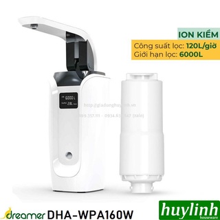 [Mã ELHAMS5 giảm 6% đơn 300K] Máy lọc nước ion kiềm tại vòi Dreamer DHA-WPA160W