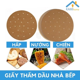 (Bộ 100 tờ) Giấy nến thấm dầu ăn cho món Nướng Chiên Hấp mã 20056