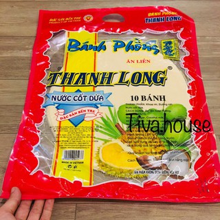 Bánh tráng sữa dạng bánh phồng sữa Bến Tre nước cốt dừa Thanh Long vàng