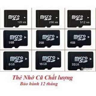 THẺ NHỚ CŨ ĐÃ QUA SỬ DỤNG GIÁ RẺ.