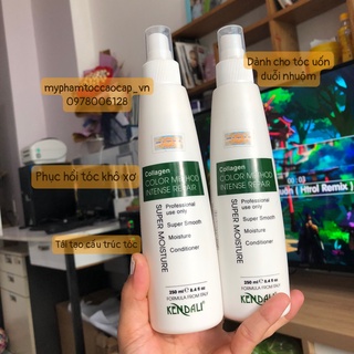 ✅ Hàng_Chính_Hãng_100%✅Xịt dưỡng tóc phục hồi tóc hư tổn collagen Kendali 250ml