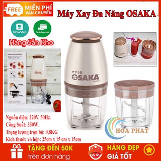 [Mã ELFLASH5 giảm 20K đơn 50K] Máy Xay Sinh Tố OSAKA Hàng Nhật Động Cơ 350W - Máy Xay Đa Năng, Xay Thịt, Cá, Rau Củ Quả