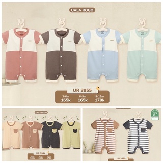 Body đùi UalaRogo vải petit/bamboo mềm mát cho bé trai/bé gái từ 3 tháng đến 1 tuổi