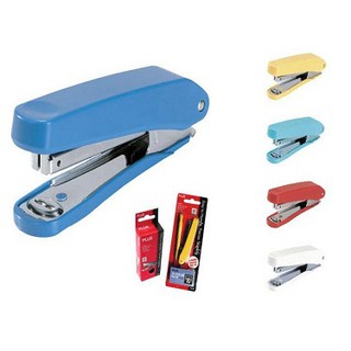 Dập ghim PLUS số 10  - 10E/ 15 tờ + Kèm 2 hộ ghim