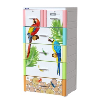 Tủ nhựa Tabi L Duy Tân cỡ lớn Vẹt 70×48×130 nguyên thùng chưa lắp