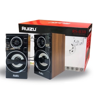 Loa vi tính 2.0 Ruizu RS/Kisonli-810/820/830/001 - âm thanh cực hay (Đen gỗ)