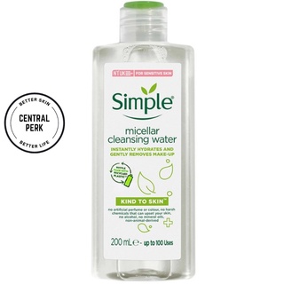 Nước Tẩy Trang Simple Micellar Cleansing Water 200ml