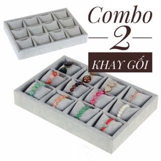 Combo 2 khay đựng vòng tay/đồng hồ