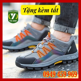 Giày Bảo Hộ Lao Động Nam Chống Đinh Chống Cắt - Thể Thao Hàn Quốc - Có Phản Quang - Tặng Kèm Tất