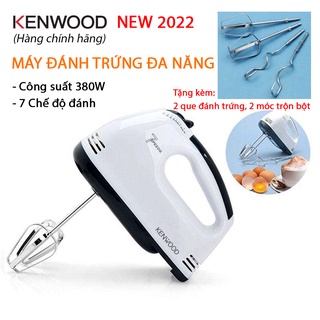 Máy Đánh Trứng Đa Năng Cầm Tay Kenwood - Đánh Trứng, Bột Nhanh Chóng 7 Chế Độ - Công Suất Lớn 380W - Hàng Chính Hãng