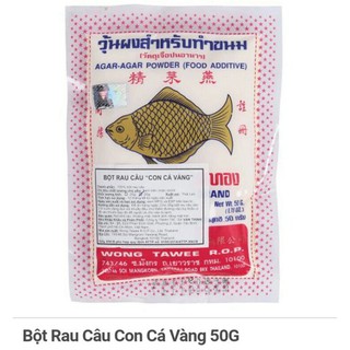 Bột Rau Câu Con Cá Vàng 25g/50g