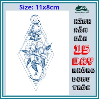Hình Xăm Dán 15 Ngày Không Phai 11 x 18 cm Mẫu 466