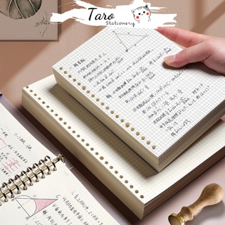 Giấy refill ruột sổ còng A5 B5 A4 20 26 30 lỗ binder sổ planner Taro Stationery