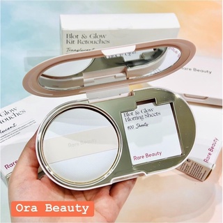 Bộ bông phấn dặm Rare Beauty by Selena Gomez Blot &amp; Glow Touch-Up Kit