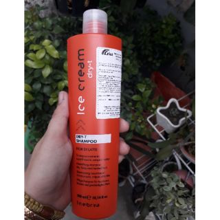 DẦU GỘI TÓC KHÔ RỐI Inebrya Ice Cream Professional Dry-T SHAMPOO 300ML