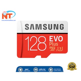 Thẻ Nhớ Micro SD Samsung Evo Plus 128GB Class 10 - 100MB/s (Kèm Adapter) - Bảo hành 5 Năm