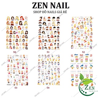 Sticker dán móng , Stick hoạt hình nail trang trí móng