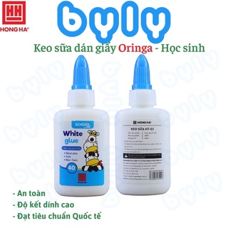 [Ship hỏa tốc] Keo sữa - Keo handmade đa năng 40ml an toàn khô nhanh Hồng Hà HT-03 - ByLy Store