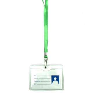 Bảng Tên Ngang Dây Xoay Lụa 1018 - Mẫu 8 - Xanh Lá