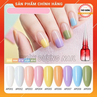 Sơn gel AS chính hãng chai đỏ mã APO (màu Pastel) 15ml